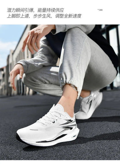 Men's Running Shoes Jogging Breathable Mesh Cushioning Non-Slip Outdoor Casual shoes Couple Trainer Race Sneakers Off-road Shoes
