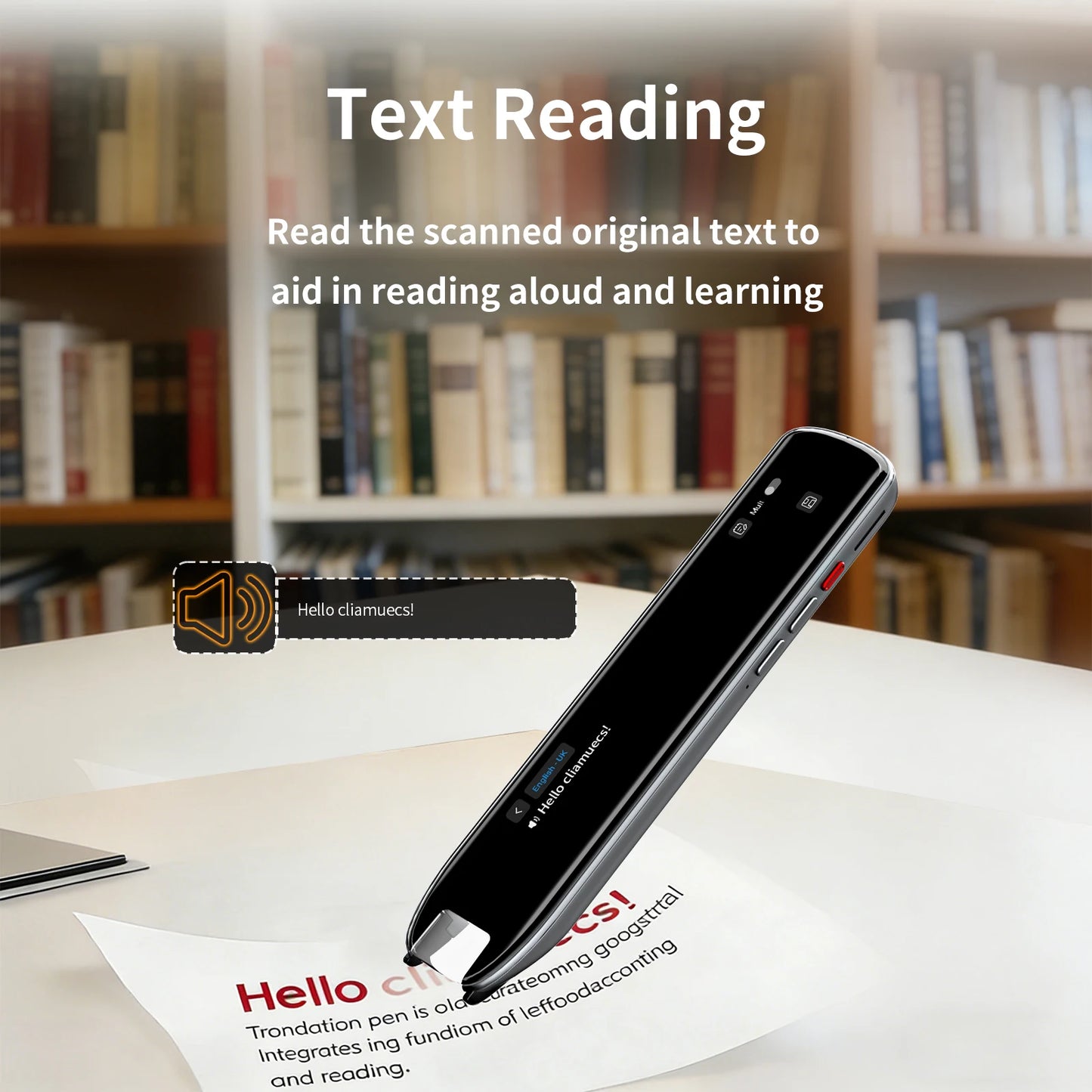 Translation Pen Real Time Intelligent Offline Scanning Point Reading Learning Smart Voice Photo Translator Device Recording Pen