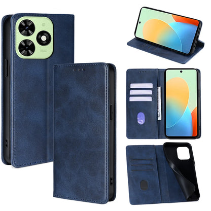 Business Magnetic Phone Case for Tecno Spark 20 10 Pro 20C 10C 8C Spark GO 2024 Pop 8 Pro Leather Wallet Case Flip Cover