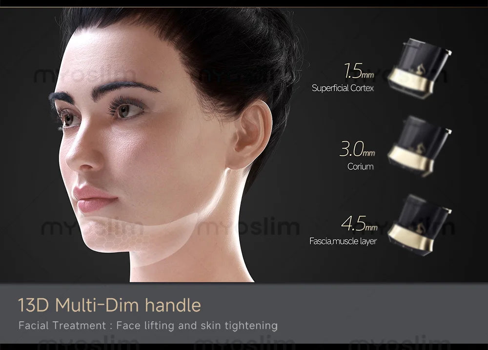 22D MAX Hifu skin rejuvenation facial lifting skin firming anti-aging beauty machine, suitable for salons