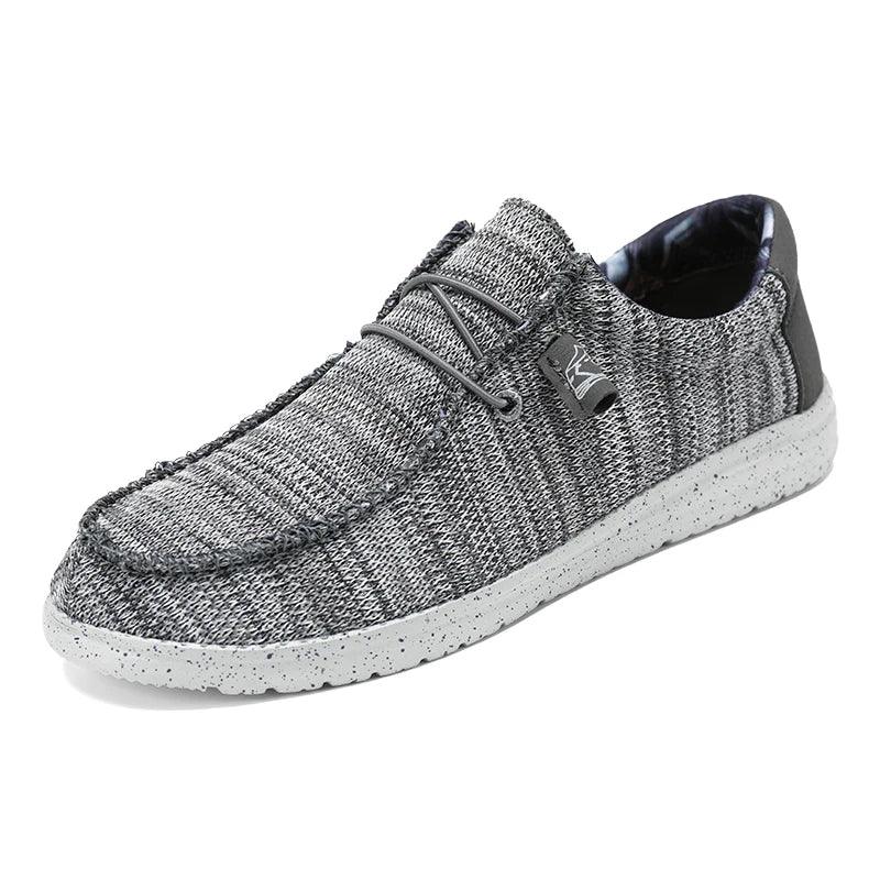 Men 2025 New Leisure Sneakers Spring Summer Breathable Lightweight Outdoor Canvas Shoes Large Size Men's Shoes Walking Loafers