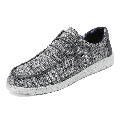 Men 2025 New Leisure Sneakers Spring Summer Breathable Lightweight Outdoor Canvas Shoes Large Size Men's Shoes Walking Loafers