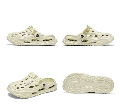 SENMA Summer Men's Thick Bottom Sandals Casual Non-Slip Beach Shoes Comfortable High Elastic EVA Material Men Shoes for Driving