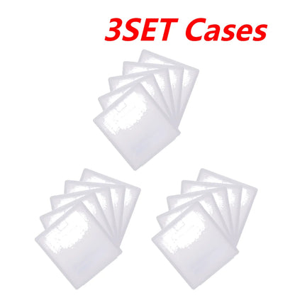 25-5PCS Plastic Game Card Cartridge Cases Transparent Anti Dust Cover Storage Boxes for Nintendo Game Boy Color Pocket GBC GBP