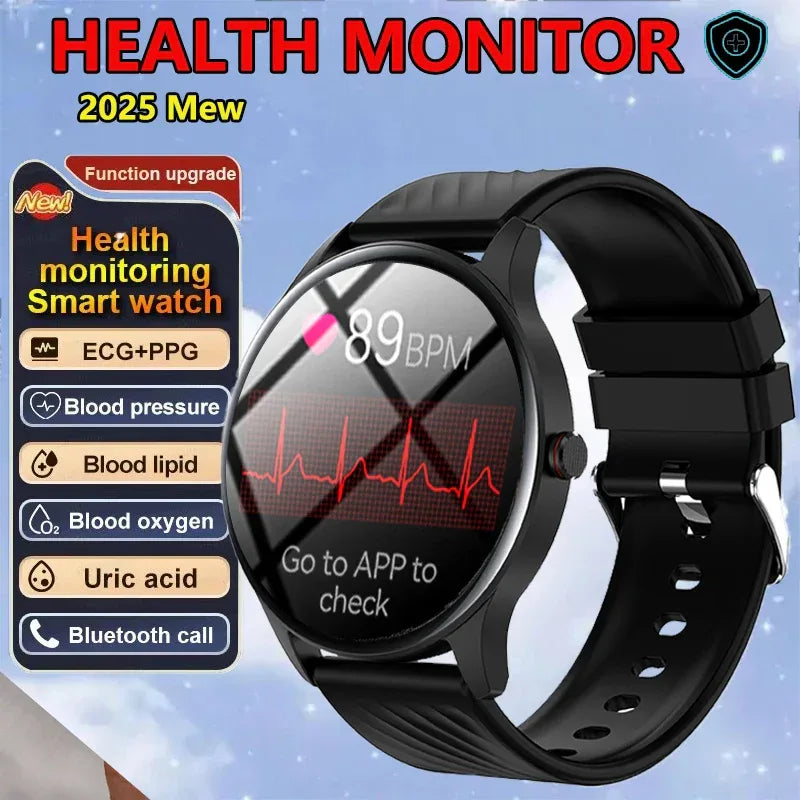 New Health Smart Watch ECG Heart Rate Blood Oxygen Blood Pressure Monitoring Bluetooth Call GPS Movement Trajectory Smartwatches