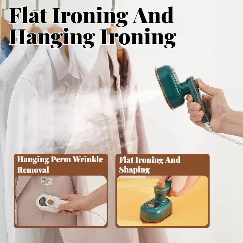 New Household Portable Mini Hanging Steam Iron Machine for Clothing Store and Home Convenient Hand Held Ironing