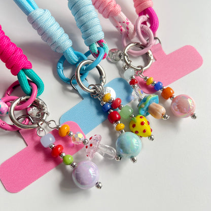 Wrist, Thumb, Mobile Phone Hanging Rope Dual Purpose Adjustable Short Braided Rope Strong and Durable for Men and Women