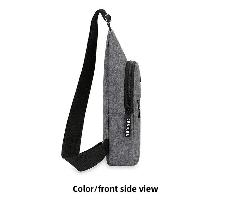 CAOX Men's Waterproof Large Capacity Fanny Pack, Adjustable Strap For Outdoor Activities, Travel Running, Hiking, And Cycling
