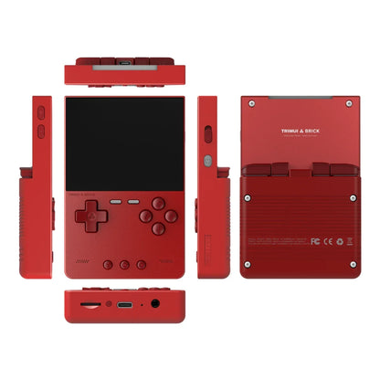 TRIMUI BRICK Handheld Game Console 3.2'' IPS Screen Linux System Trimui UI Metal Back Panel LED Lighting Retro Video Console
