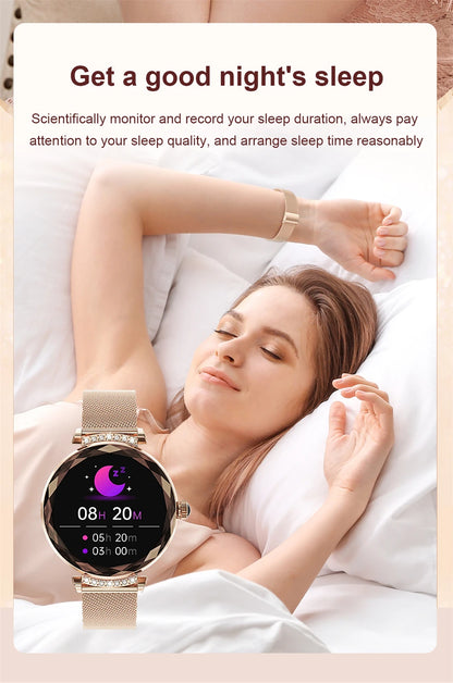 LIGE Fashion Ladies Smart Watch NX7 Pro AMOLED Screen Health Monitoring BT Call Female Women Sport Fitness Tracker Smartwatch