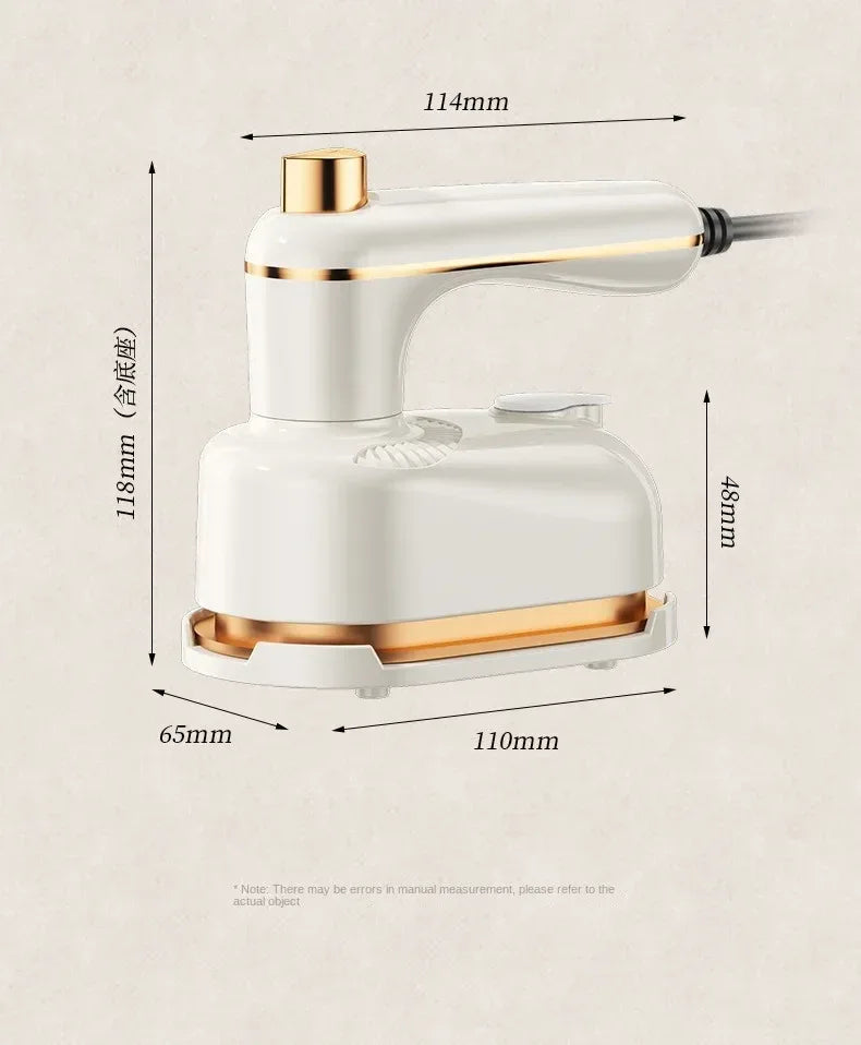 Mini Garment Steamer Steam Iron Handheld Portable Home Travelling For Clothes Ironing Wet Dry Ironing Machine 220V/110V