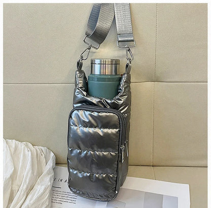 Autumn Winter Water Bottle Bag Thickened Thermal Water Bottle Cover Outdoor Sports Portable Water Bottle SleeveChristmas Gifts
