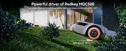 C-TOF Robotic Lawn Mower Redkey MGC800 MGC1000 Lawn Mower Robot Cable Break Detection Climbing 45% App Control Automatic Cutting