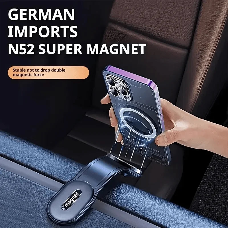 Magnetic Car Phone Holder GPS Holder Auto Dashboard Mount for Phone Thickened Aluminum Alloy an Be Bent At Any Angle Accessories