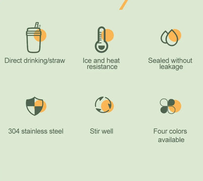 Detachable Automatic Mixing Coffee Cup Intelligent Temperature Measuring Rechargeable Mug Suitable for Office/Kitchen/Travel