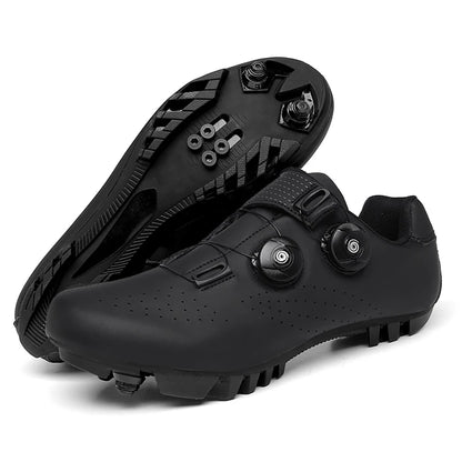 Professional Mountain Bike Cycling Shoes MTB Flat Cleat SPD Shoes Outdoor Self-Locking Big Size 47 Racing Bicycle Sneakers Men