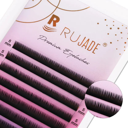 RUJADE Bottom Lower Eyelash 5-8mm Short Natural Individual Under Lashes Soft Professional Faux Mink Lash Extensions