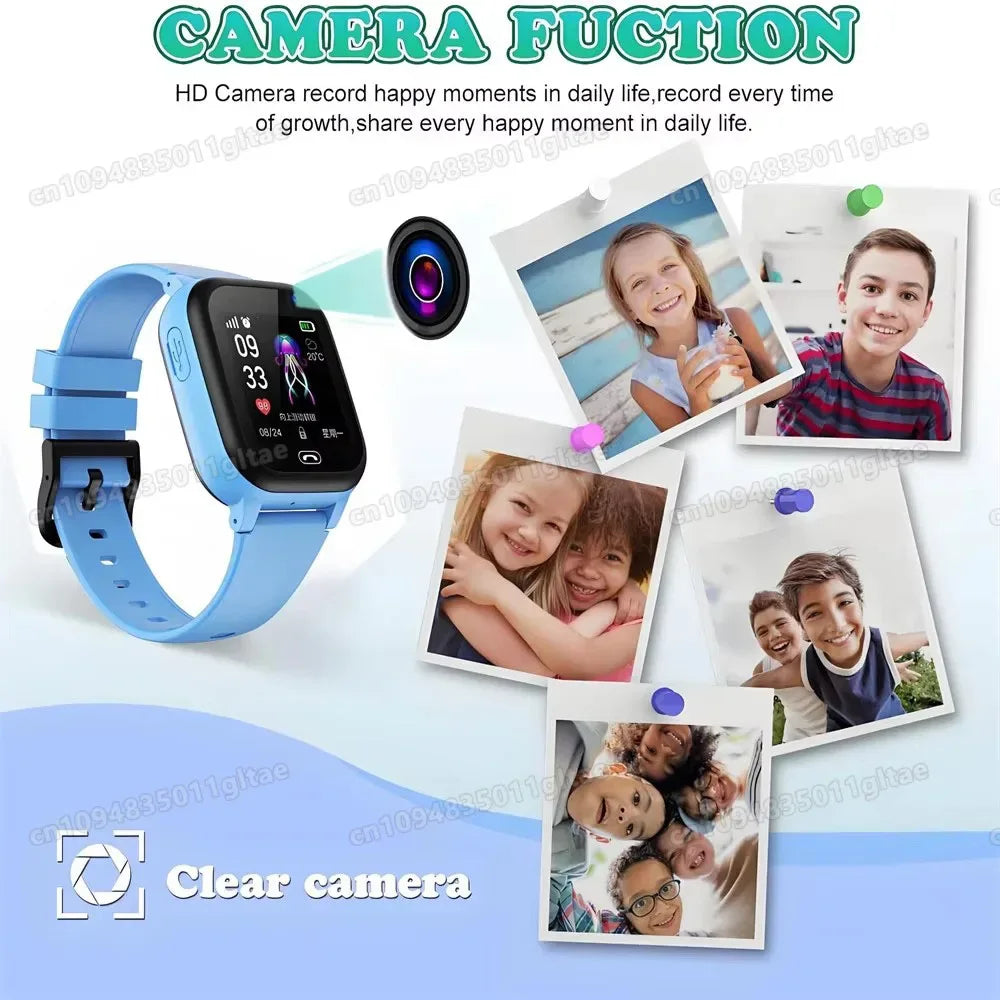 Kids Smart Watch 4G Sim Card 2G Internet SOS LBS Location Call Child SmartWatch Camera Waterproof Watch Phone For Boys Girls