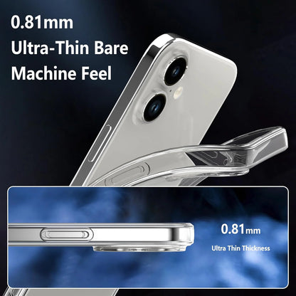 Luxury Transparent Silicone Phone Case For iPhone 17 16 Pro Max Shockproof Soft Cover For Apple iphone 17 Air 16 Plus 16E Bumper