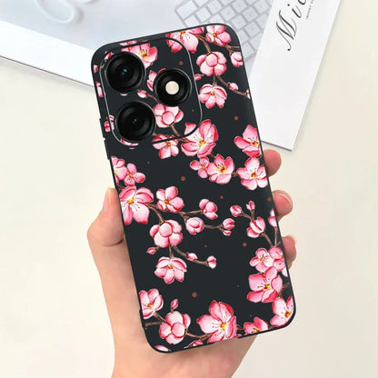 For Tecno Spark 20 Case Spark 20C BG7n Prety Girls Butterfly Painted Phone Case For Tecno Spark 20 Pro Spark20 C Soft TPU Fundas