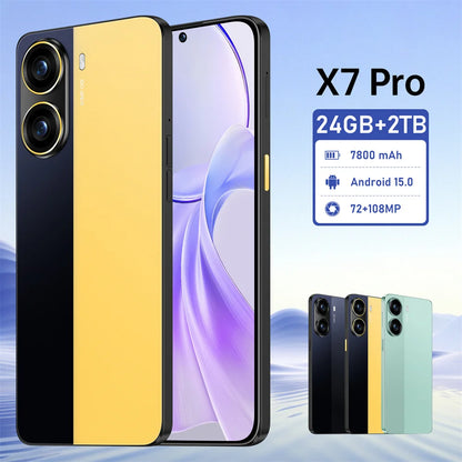 Hot Silicone Protective Covers Use for X7 Pro Smartphone Accessories Mobile Cell Phones Case High-quality Android 5G 7.3Inch