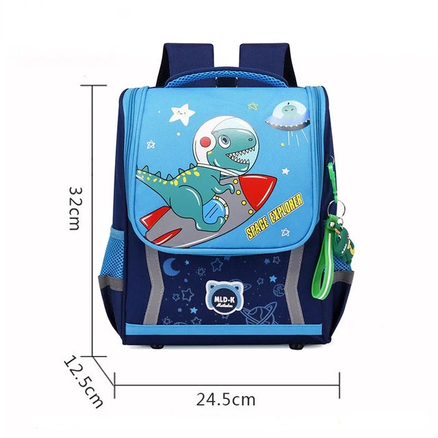 Waterproof Children Primary School Bags Cute Unicorn Rainbow Backpacks Kids Cartoon Animal Dinasour Shcoolbags for Kindergarten