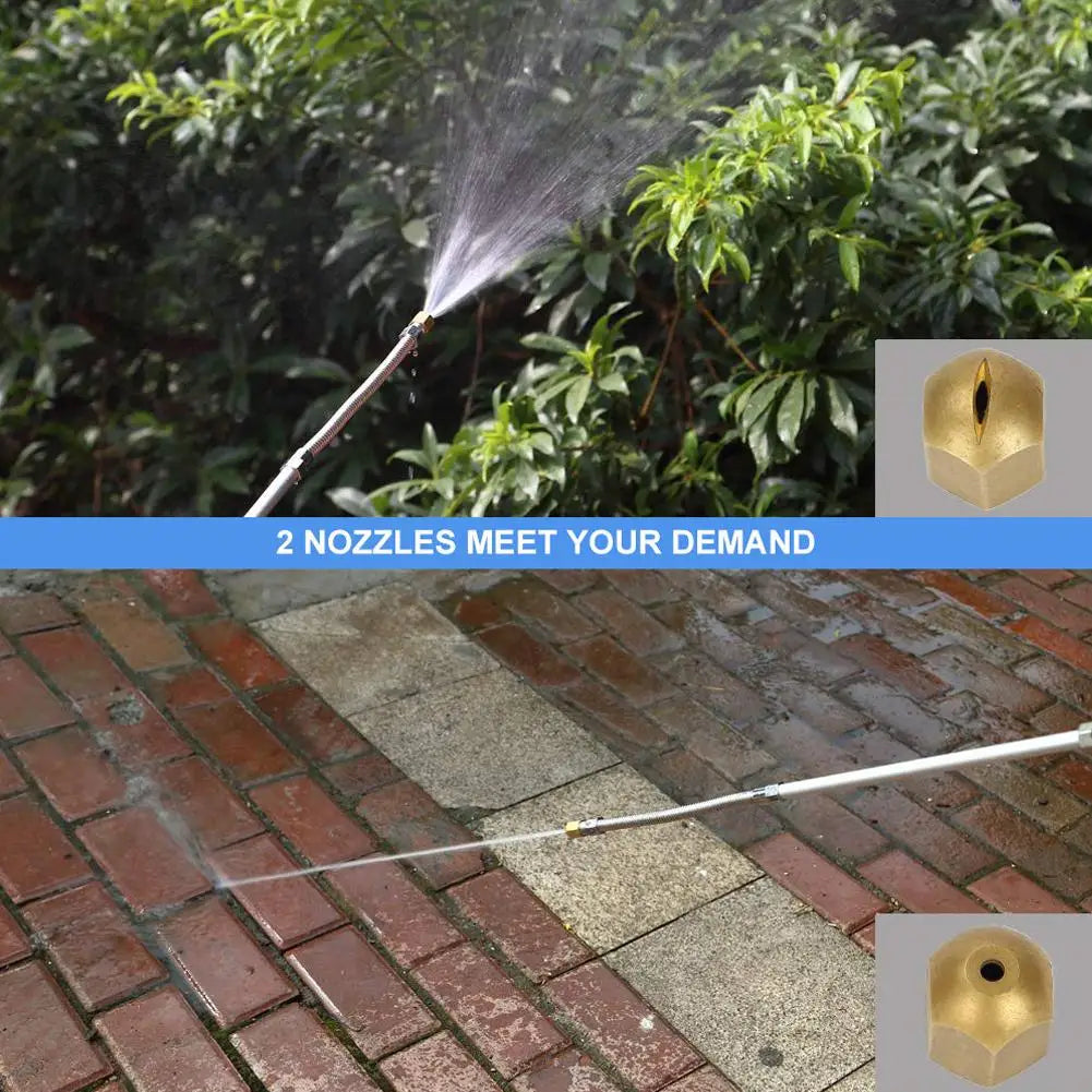 Car High Pressure Water Gun 46cm Jet Garden Washer Cleaning Hose Wand Watering Tool Spray Sprayer Sprinkler Nozzle R4Z8