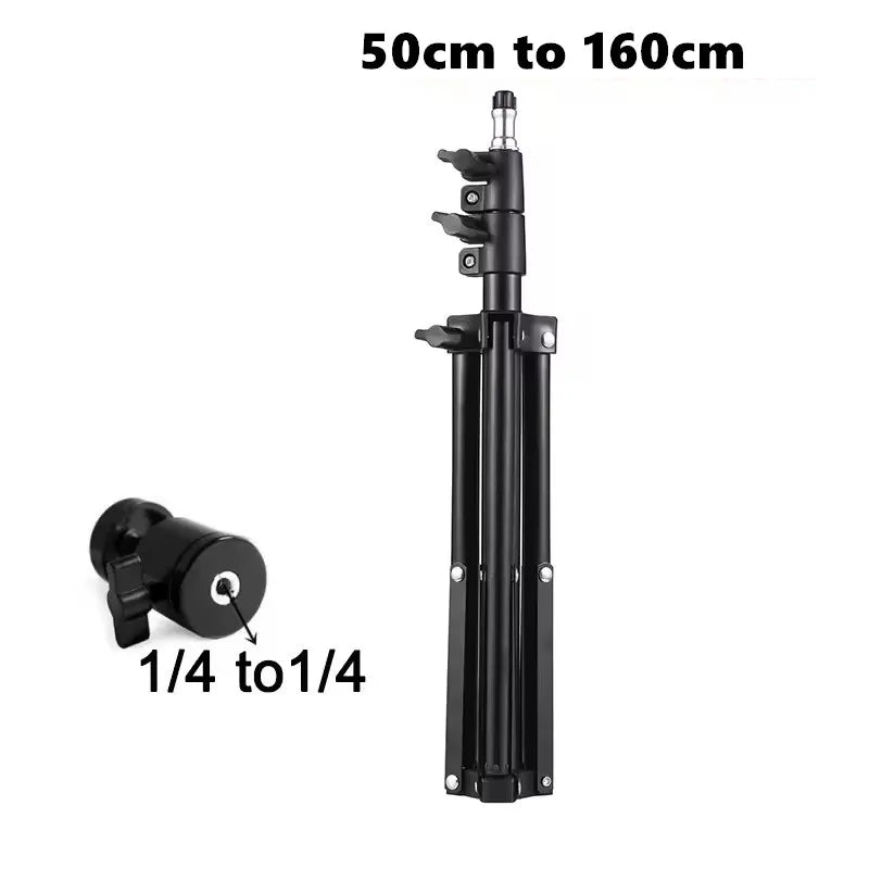Xiaohui 50cm-160cm Universal Portable Bracket for HY300 Mini Projector Tripod Stand Mount Max load-bearing 3.3 pounds