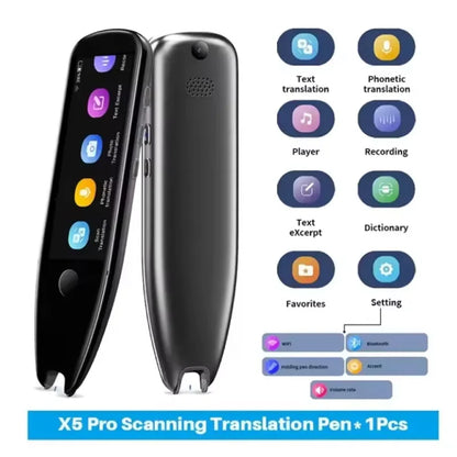 German Spanish French Italian Korean Portuguese Russian Scanning Voice Translation Pen Offline Online Language Learn Translator