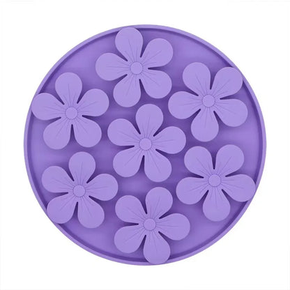 Pet Products Mat For Dogs Cats Slow Food Bowls With Suction Cup Feeding Food Silicone Lick Pad Dog Slow Feeders Treat Dispensing