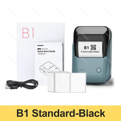 Niimbot B21 B1 Mini Portable Thermal Label Printer Office Supplies Adhesive Sticker Printers Maker Without Ink For Phone