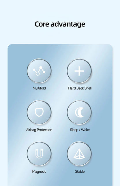 For iPad Case 2024 Air 11 13 M2 Pro 11 13 for 10 Gen Pro 10.5 10.2 9th 8th 6th 5th 9.7 Mini 6 Acrylic Smart Case with Pen Holder