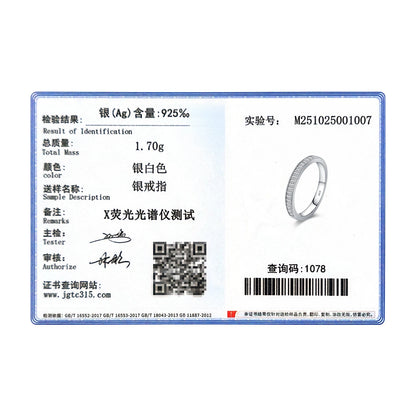 MODIAN Dazzling D Color Rectangle Moissanite Stackable Rings 925 Sterling Silver Eternity Band Rings For Women Fine Jewelry