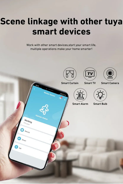 WiFi Zigbee PIR Motion Sensor Smart Home Human Body Infrared Detector Security Smart Life Works With Alexa Google Home