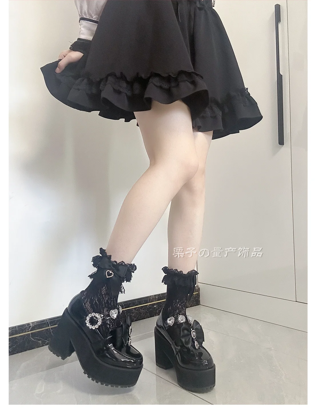 JK Lolita Lace Stockings Bow Knot Sweet Socks Female Long Stocking Teen Uniform Calf Socks Student Cute JK Socks