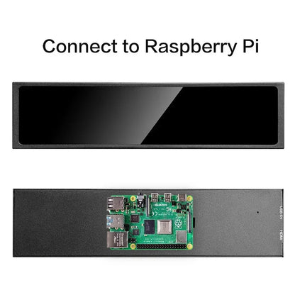 Wisecoco 11.3/8.8/7.84 inch HD IPS Secondary Screen Type-C for Laptop Computer Temperature DIY Aida64 CPU GPU Monitor