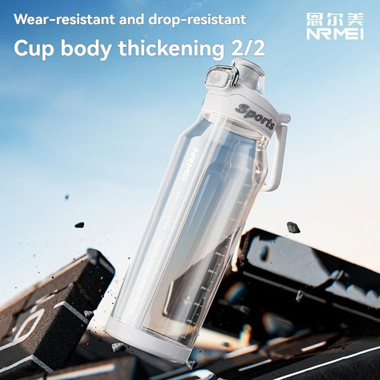 1L Sports Bottle Tritan Drinking Plastic Water Jug Fitness Bicycle Climbing Outdoor Bottle Water Cup by PDG ibma