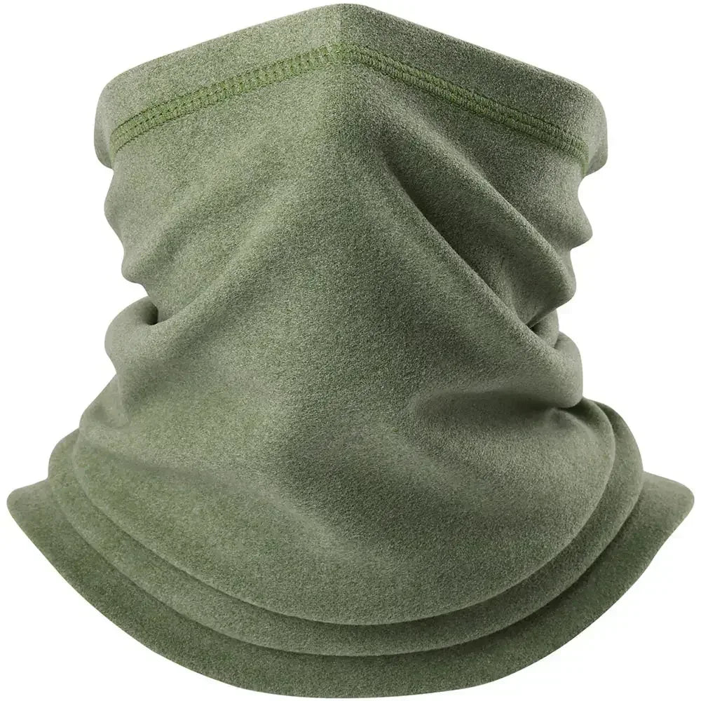 Winter Fleece Thermal Neck Warmer Gaiter Bandana Face Mask Ear Cover Tube Scarf Skiing Snowboard Neckerchief Headband Women Men