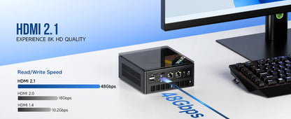 GMKtec Mini PC K11 K8 PLUS M7 AMD Ryzen R9 8945HS R7 8845HS 6850H Windows 11 WiFi6 2*DDR5 USB4.0 2.5G LAN OCulink Gamer Computer