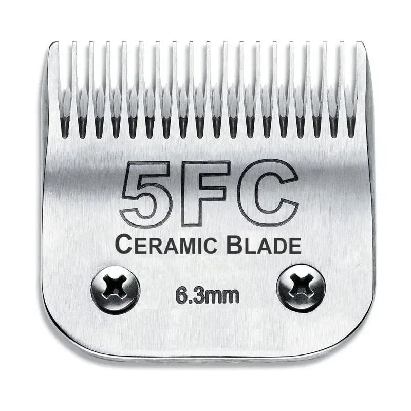 Pet Dog Cat Detachable Ceramic Blade Compatible with Andis,Oster A5 & 76,Wahl KM 10 Series Animals Grooming Clippers