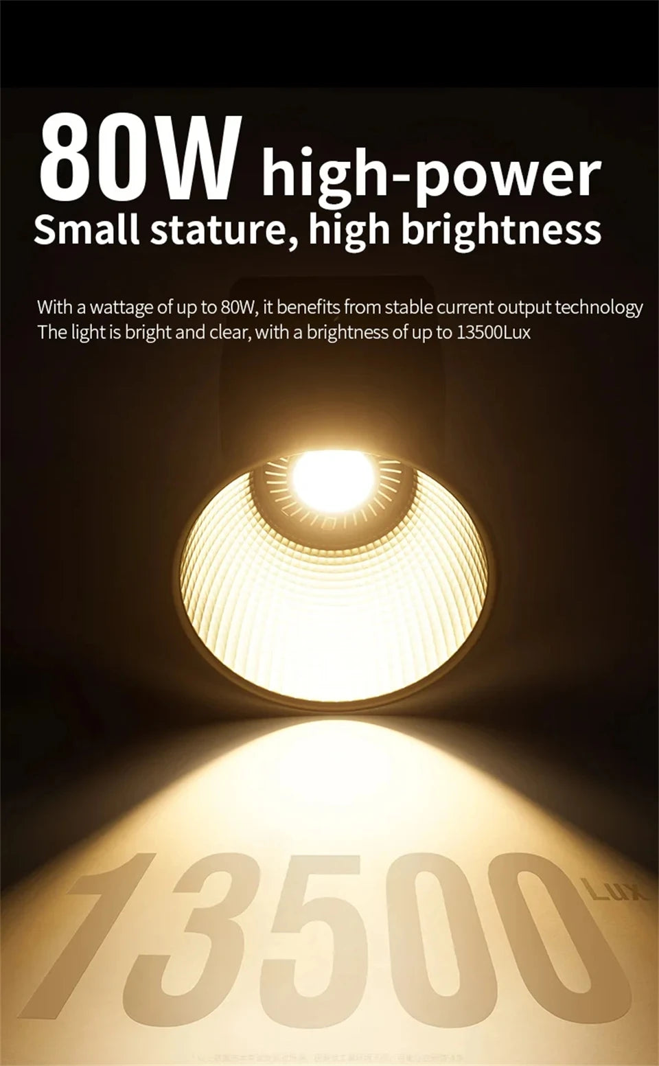 ZU80 COB Photo Studio Light Bi-Color 2500K-8500K LED Video Light CRI95+ TLCI97+ Photography Fill Lighting with Diffuser