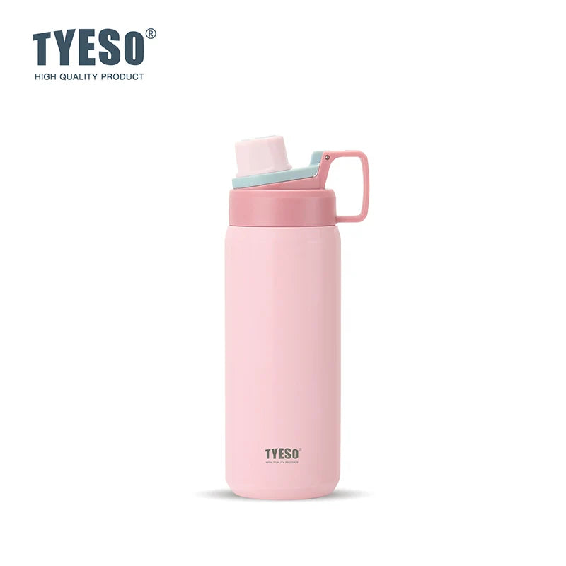 Tyeso Vacuum Flask for Men Women Stainless Steel Outdoor Water Bottles for Cycling Hiking 750ml 900ml Portable Water Bottle