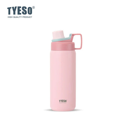 Tyeso Vacuum Flask for Men Women Stainless Steel Outdoor Water Bottles for Cycling Hiking 750ml 900ml Portable Water Bottle