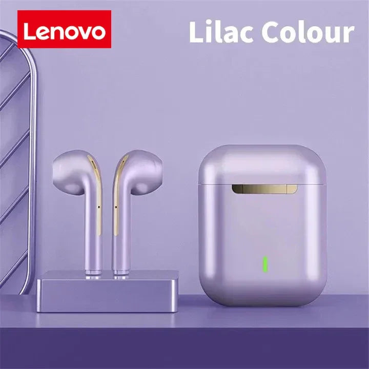 Lenovo Wireless Earphones, HiFi in-Ear Stereo with Microphone, Waterproof, Bluetooth, Touch Control, Noise Cancellation