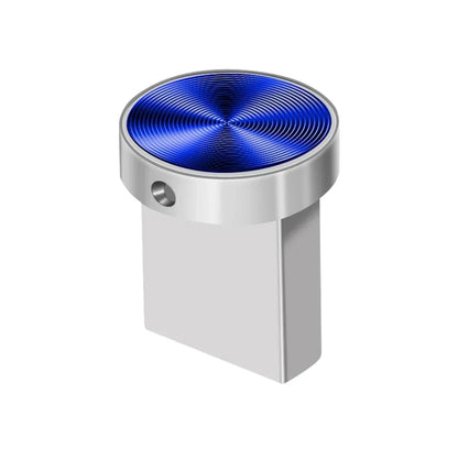 Mini Metal USB Flash Drive 128GB High Speed Memory Stick 64GB Blue Waterproof Pen Drive 32GB Circular Button USB Stick 16GB 8GB