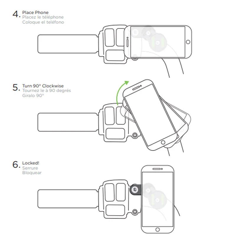 Phone Holder Stem Triple Tree Fork Mount Clamp Mobile Phone Stand Motorcycle Mirror Navigation Phone Support Handlebar Bracket