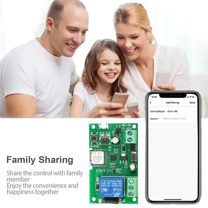 Ewelink WIFI Garage Door Opener Controller Smart Switch On Off Relay Module Gate Open Voice Control Alexa Google Home