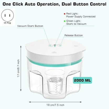 Resin Bubble Remover Resin Bubble Remover,2L 0.999 Bubble Removal in 5Min,Vacuum Degassing for Epoxy