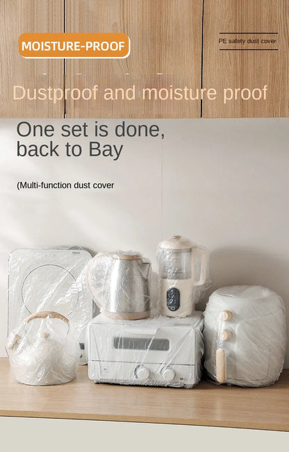 3636 Disposable Dust Cover Household Appliances Extra Large Thickened Fan Rice Cooker Microwave Oven Universal Transparent Cover