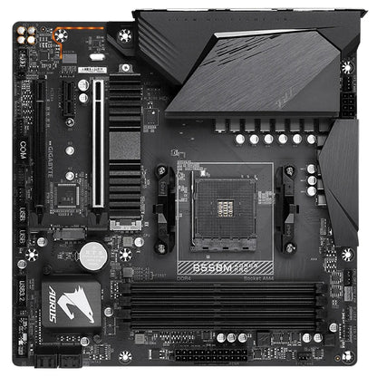 Used GIGABYTE B550M AORUS PRO M-ATX Gaming Motherboard with AMD AM4 Ryzen 5 7 9 3700X 3900X 3900XT Processors